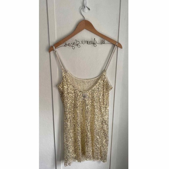 Free People Intimately Sequin Mesh Slip Dress - Picture 6 of 7